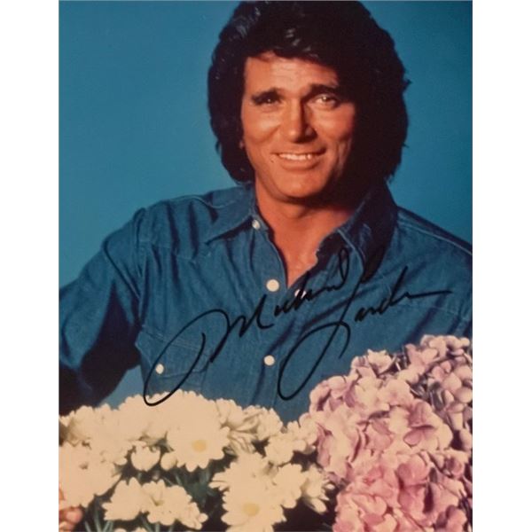Bonanza Michael Landon signed photo