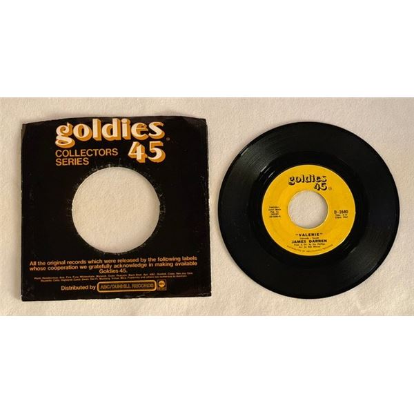 James Darren Valerie 45 Album