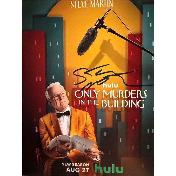 Only Murders in the Building Steve Martin signed photo
