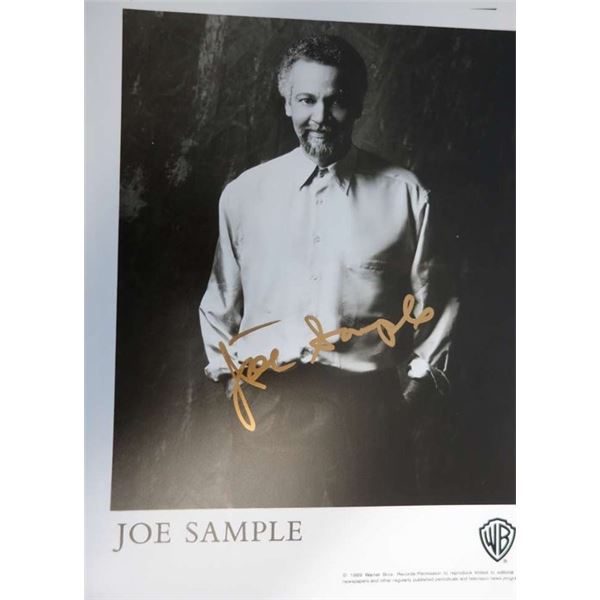 Joe Sample signed photo