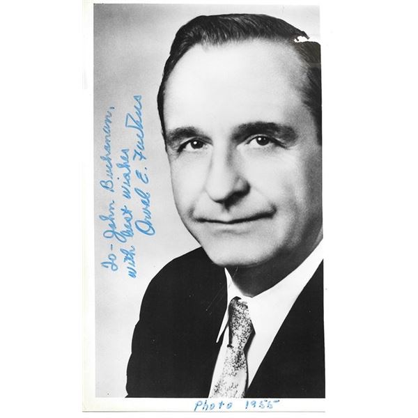 Arkansas Governor Orval FAUBUS Signed Photo