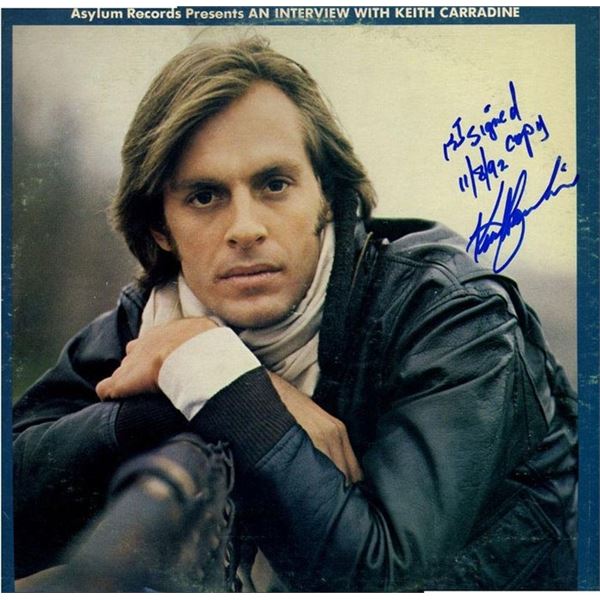 Keith Carradine autographed album