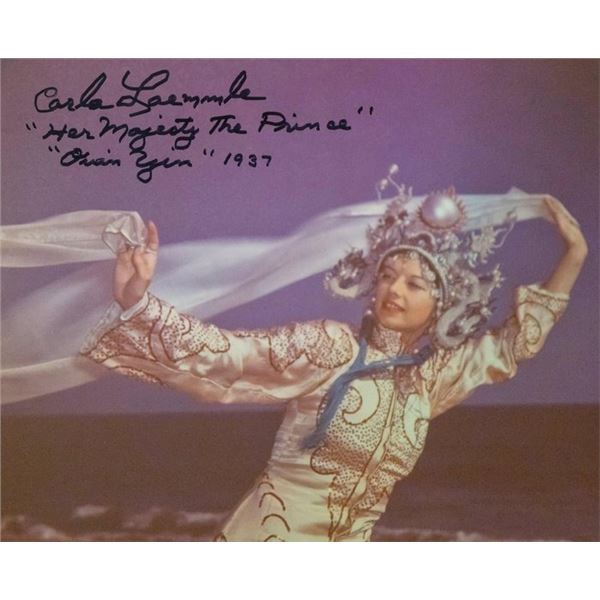 Dracula Carla Laemmle signed photo