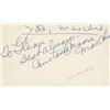 Image 1 : Constance Moore and John Maschio signed note