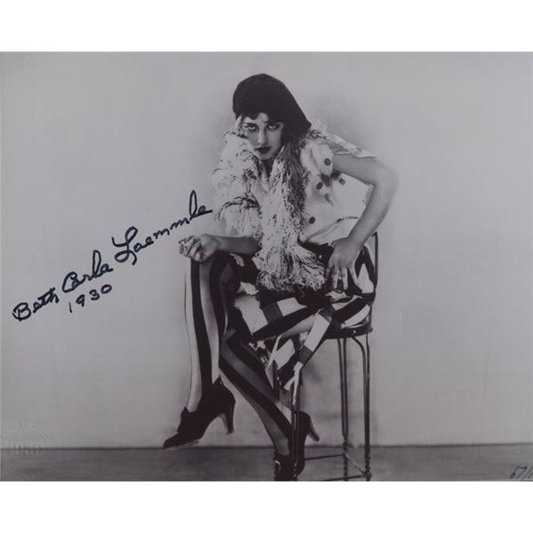 Dracula Carla Laemmle signed photo