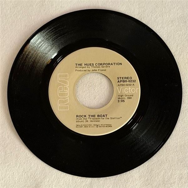 The Hues Corporation Rock the Boat 45 Album