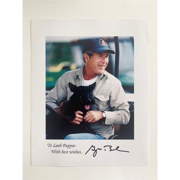 President George W. Bush Signed Photo