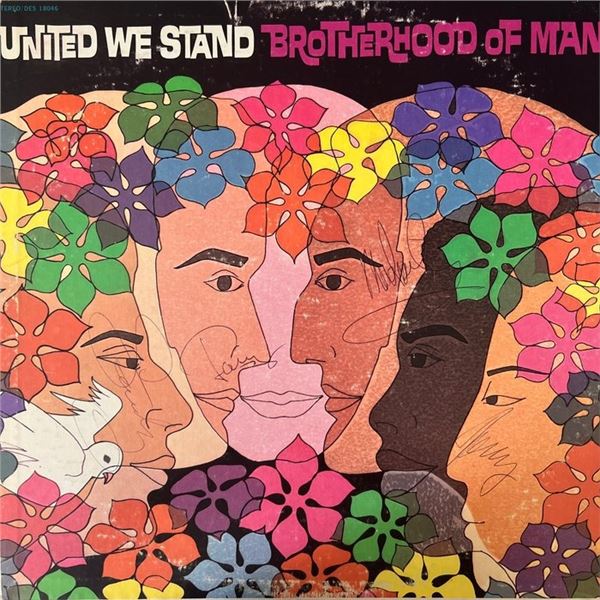 Brotherhood Of Man United We Stand signed album