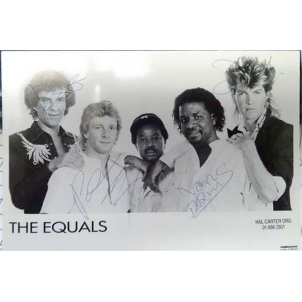 The Equals band signed photo
