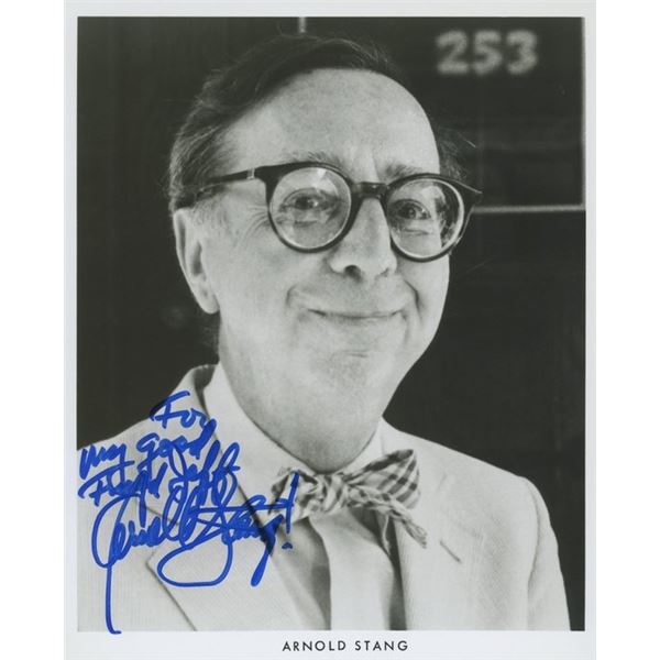The Man With the Golden Arm Arnold Stang signed photo