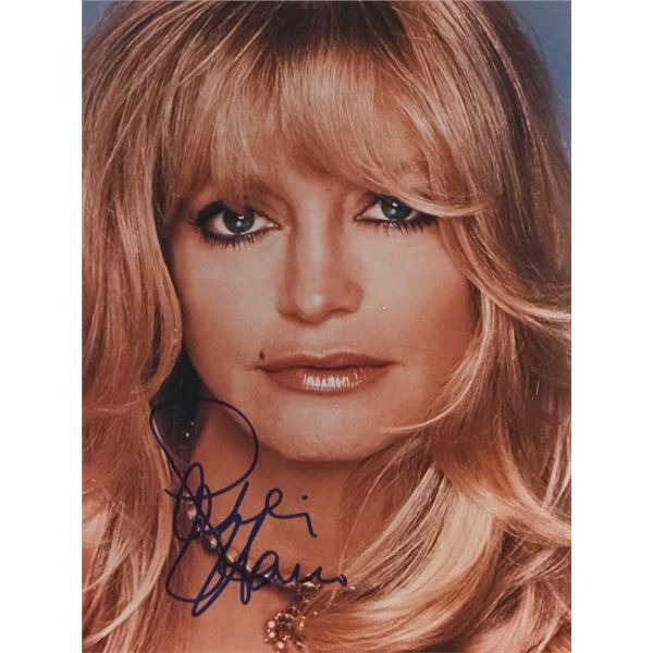 Goldie Hawn signed photo