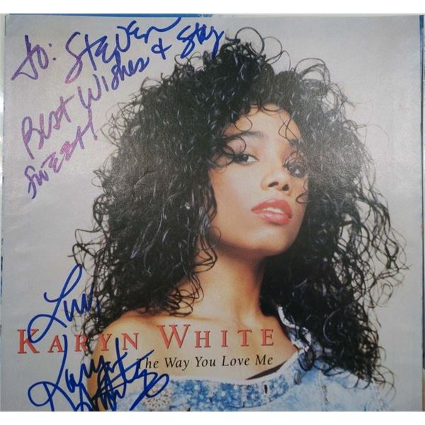 Karyn White signed 45 sleeve