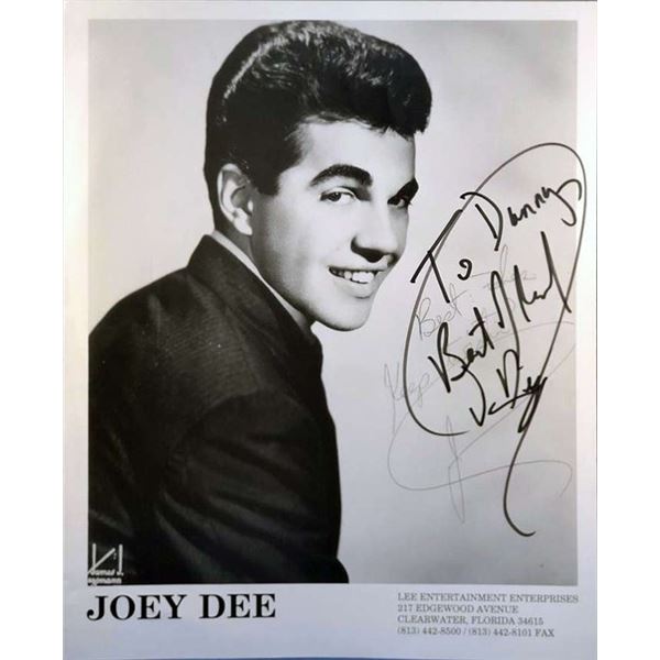 Joey Dee signed photo