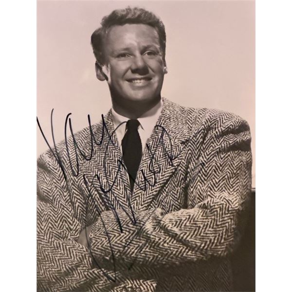 Van Johnson signed photo