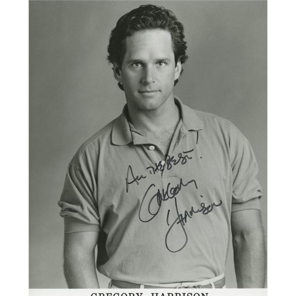 Logans Run Gregory Harrison signed photo