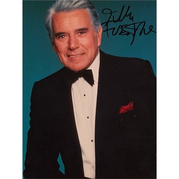 Dynasty John Forsythe signed photo