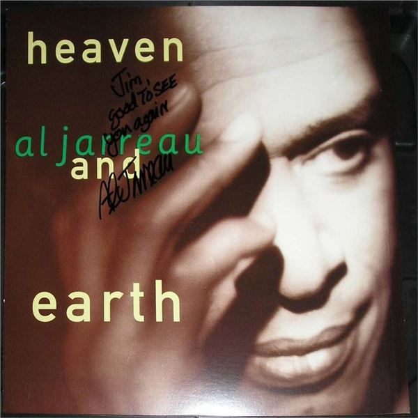 Al Jarreau signed Heaven and Earth CD
