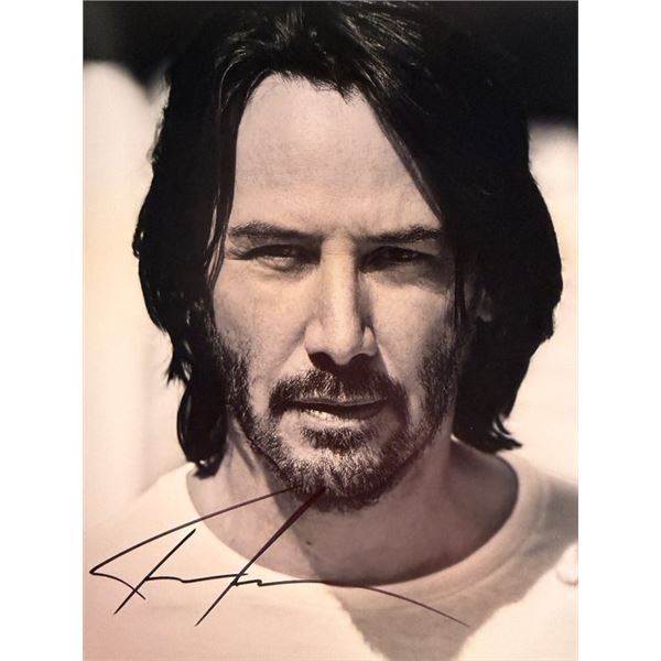 Keanu Reeves signed photo
