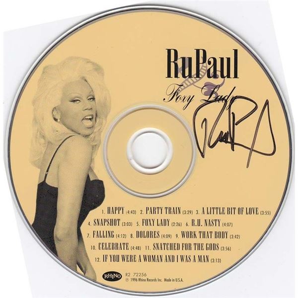 RuPaul Foxy Lady signed CD