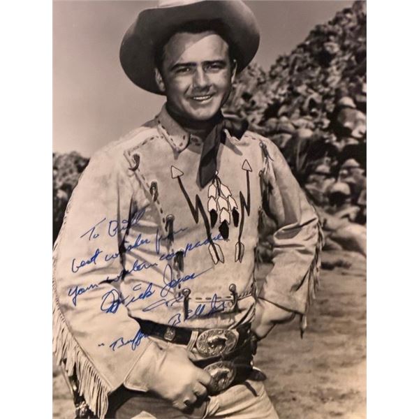 Buffalo Bill, Jr. Dickie Jones signed photo
