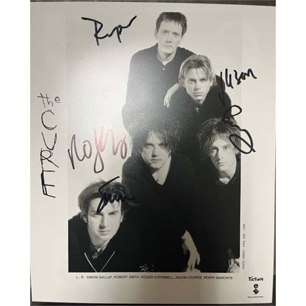 The Cure band signed photo