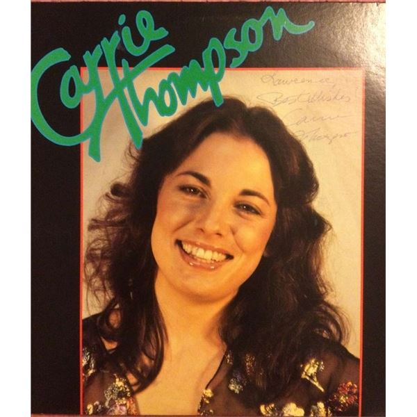 Carrie Thompson Self Titled signed album