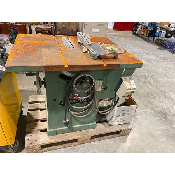 12IN 220V GENERAL TABLE SAW WITH ELECTRIC MOTOR