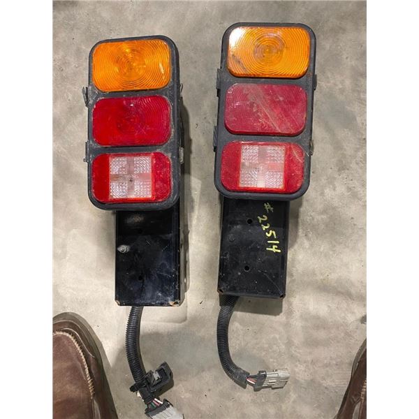 SET OF TWO TAIL LIGHTS - 10.5X5.5IN LIGHT