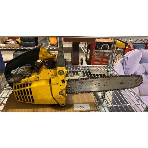 MCCULLOCH CHAINSAW - PULL CORD PULLED OUT