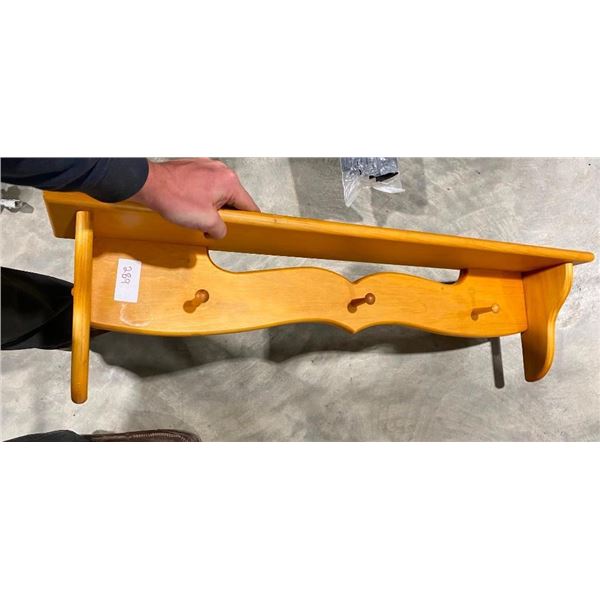 36 IN WOODEN SHELF