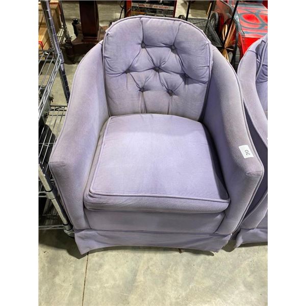 CUSHION ROCKER CHAIR - LIGHT PURPLE COLOUR