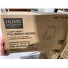 Image 1 : 2 POLISHED NICKEL VANITY LIGHTS