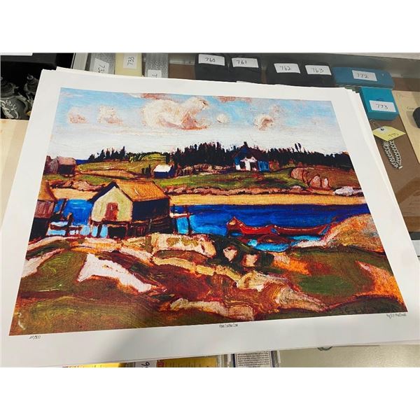 24X20IN JEH MACDONALD NOVA SCOTIA COVE REPO PRINT