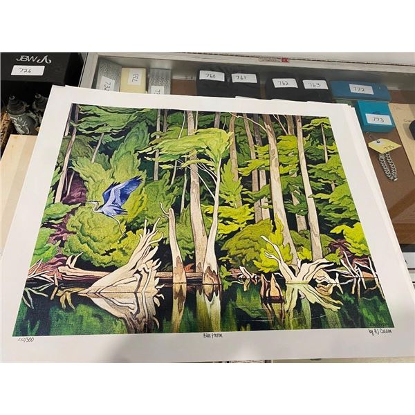 24X20IN AJ CASSON BLUE HERON REPO PRINT