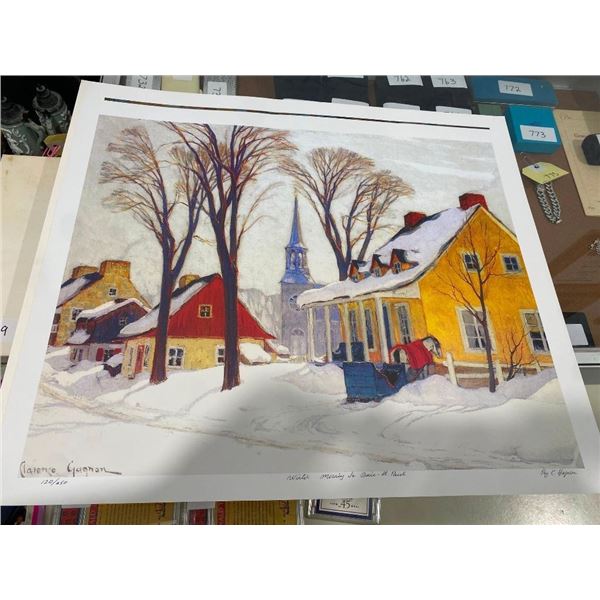 24X20IN C. GAGNON WINTER MORNING REPO PRINT