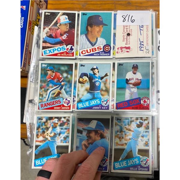 APPROX. 30 COLLECTIBLE BASEBALL CARDS
