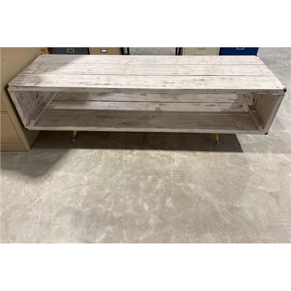 6FT SOLID WOOD TV STAND