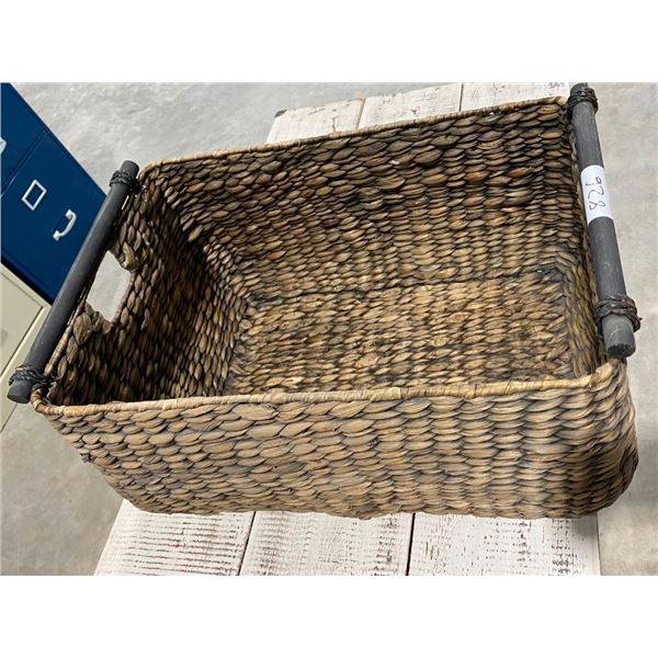 DECORATIVE BLANKET BASKET