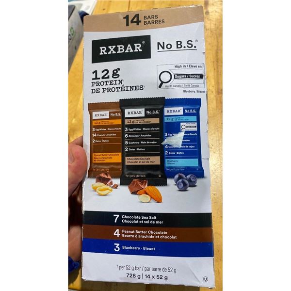 14 RXBAR PROTEIN BARS