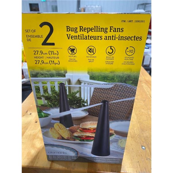 2 BUG REPELLING FANS