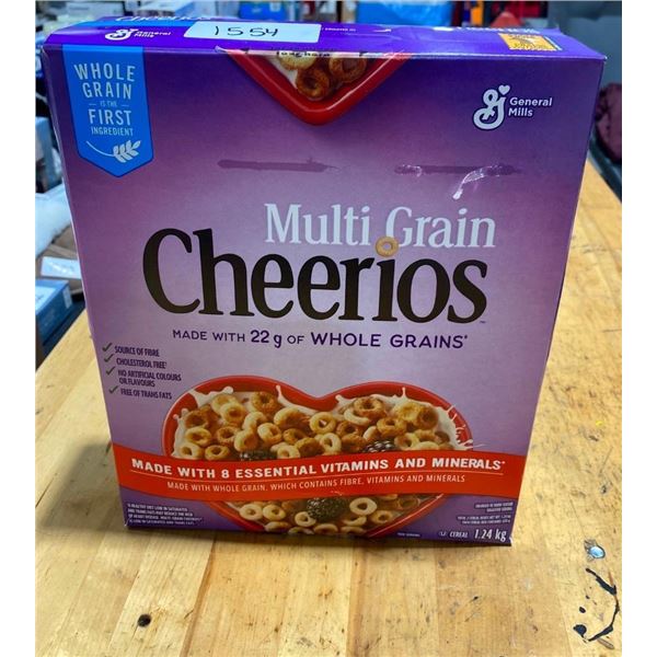 BOX OF MULTI-GRAIN CHEERIOS
