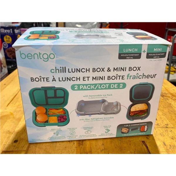 2 BENTGO CHILLED LUNCHBOXES