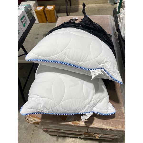 2 QUEEN SIZE KATE SPADE PILLOWS