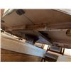Image 5 : Wood Dining Table With Adjustable Size 67" x 43" and Six Upholstered Chairs