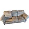 Image 2 : Three-Seat Fabric Sofa with Rolled Arms and Patterned Upholstery, 82" x 36"