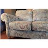 Image 5 : Three-Seat Fabric Sofa with Rolled Arms and Patterned Upholstery, 82" x 36"