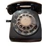 Image 2 : Bell System Western Electric Black Rotary Dial Desk Telephone