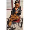 Image 2 : Cast Iron and Metal Two-Man Bicycle Figurine with Removable Figures
