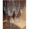 Image 2 : Cut Crystal Stemware Set, 16 Pieces Including Wine and Champagne Glasses