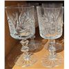 Image 3 : Cut Crystal Stemware Set, 16 Pieces Including Wine and Champagne Glasses
